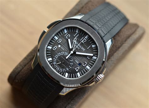 patek philippe ss aquanaut travel time 5164|patek 5164a for sale.